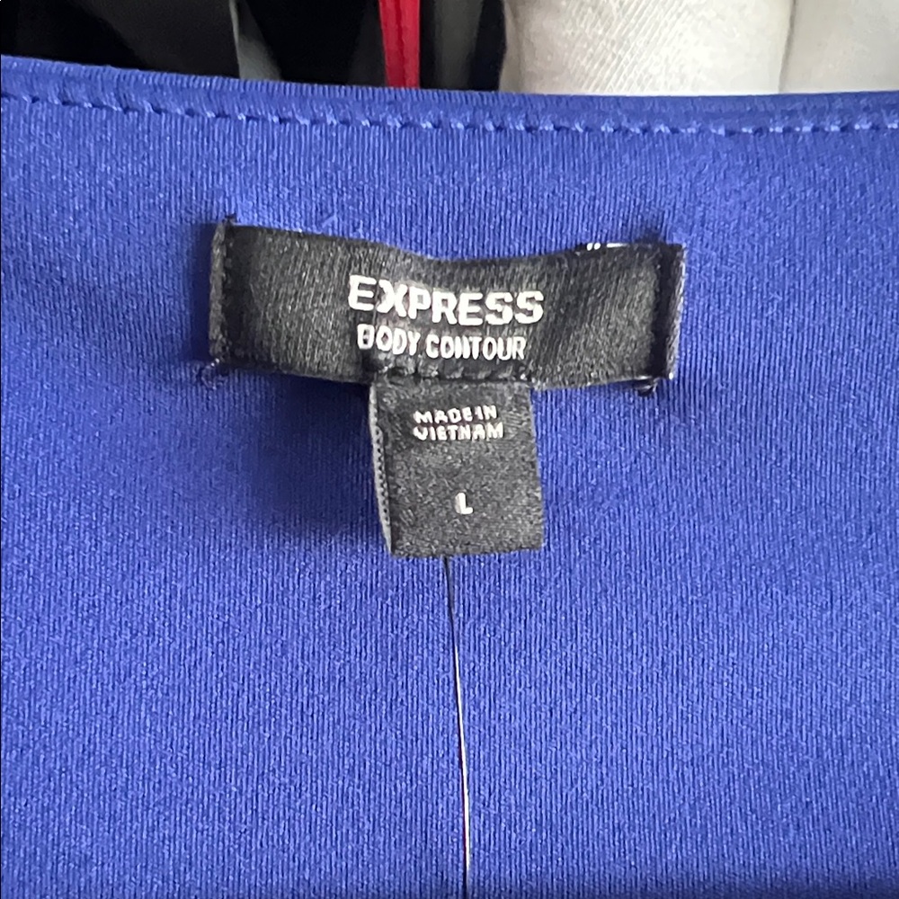 Express Royal Blue Women's Bodysuit - Picture 3 of 4